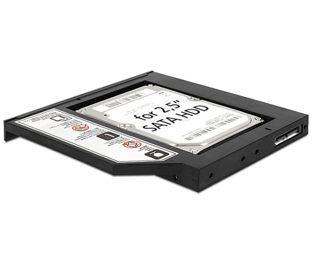 Delock Adapter 5.25" do dysku 2.5" (slot DVD 12.7mm) - 211497 - zdjęcie 3